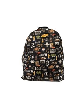 Funko Black Seinfeld Icon Print Backpack